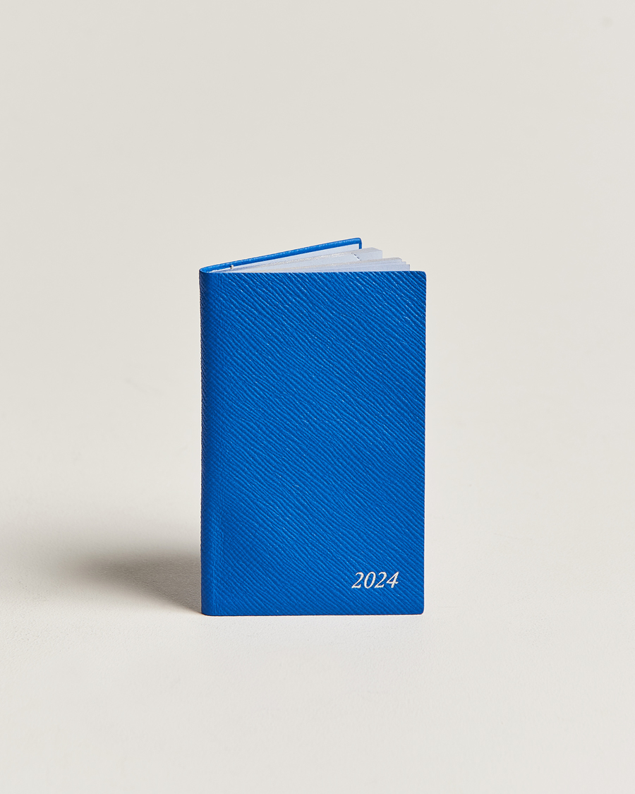 Heren | Smythson Panama Crossgrain Diary 2024 Lapis | Smythson | Panama Crossgrain Diary 2024 Lapis