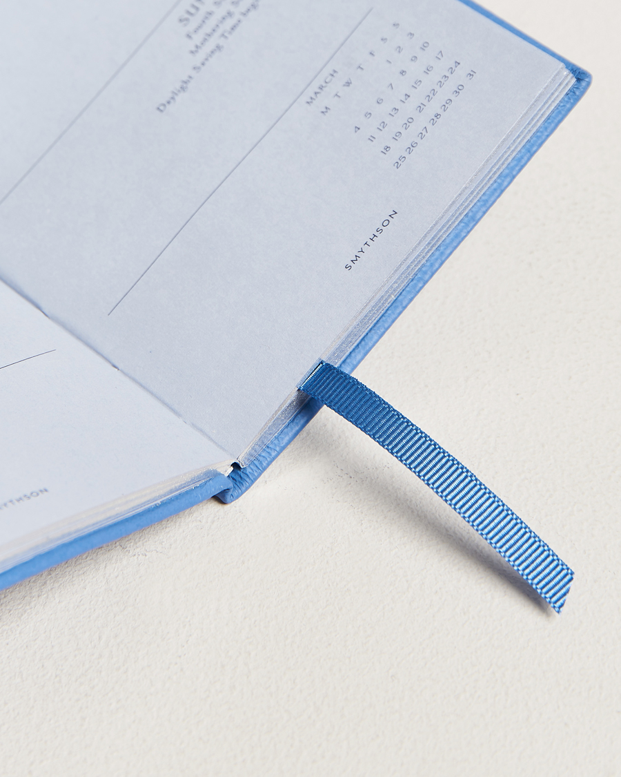 Heren | Smythson Panama Crossgrain Diary 2024 Nile Blue | Smythson | Panama Crossgrain Diary 2024 Nile Blue