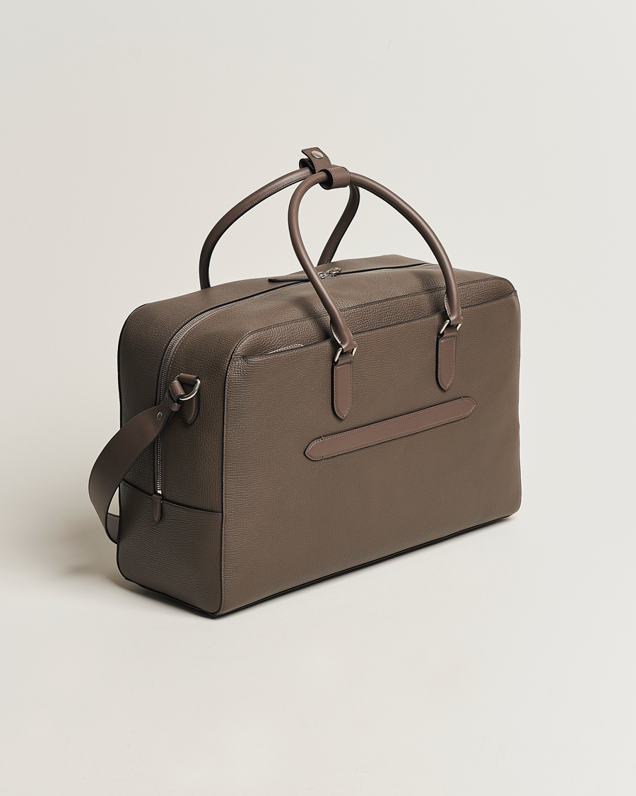 Heren | Tassen | Smythson | Ludlow Soft Travel Bag Dark Taupe