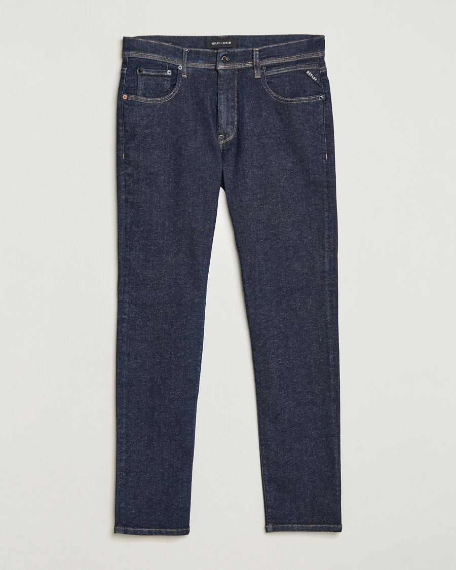 Heren | Jeans | Replay | Sartoriale Regular Fit Hyperflex Jeans Dark Blue