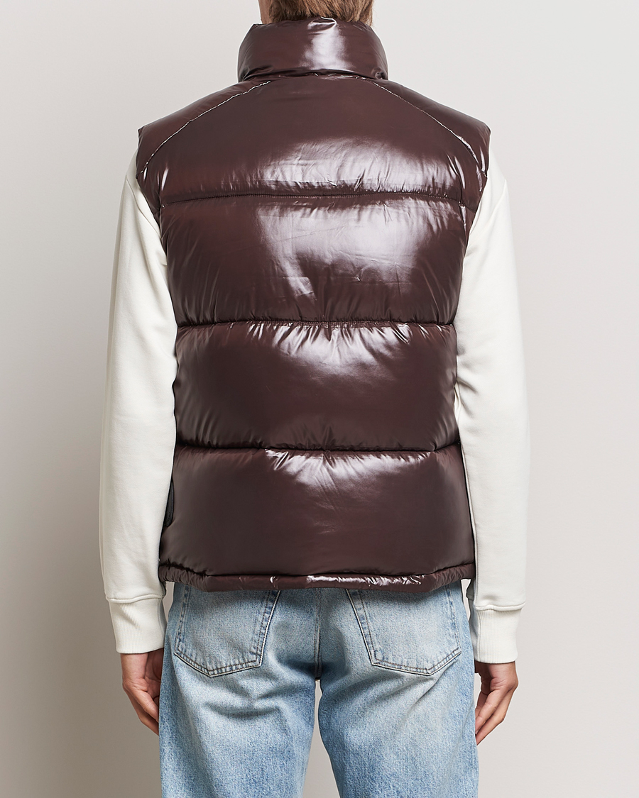 Heren | Jassen | Save The Duck | Ailantus Padded Puffer Vest Brown Black