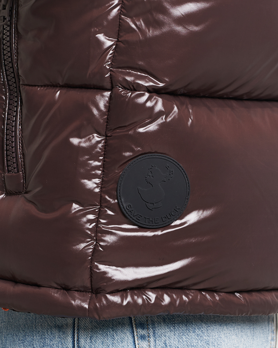 Heren | Jassen | Save The Duck | Ailantus Padded Puffer Vest Brown Black