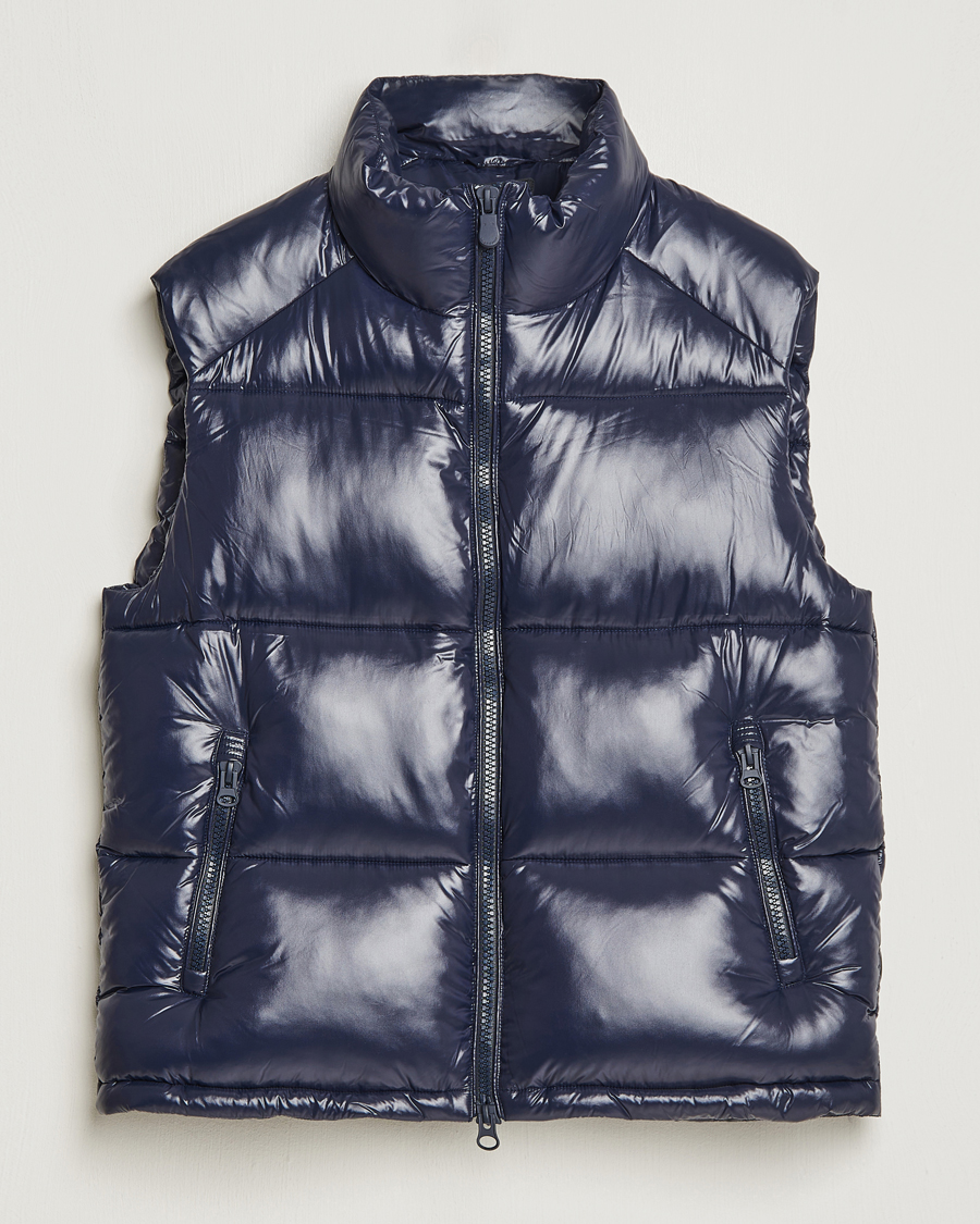 Heren | Jassen | Save The Duck | Ailantus Padded Puffer Vest Blue Black