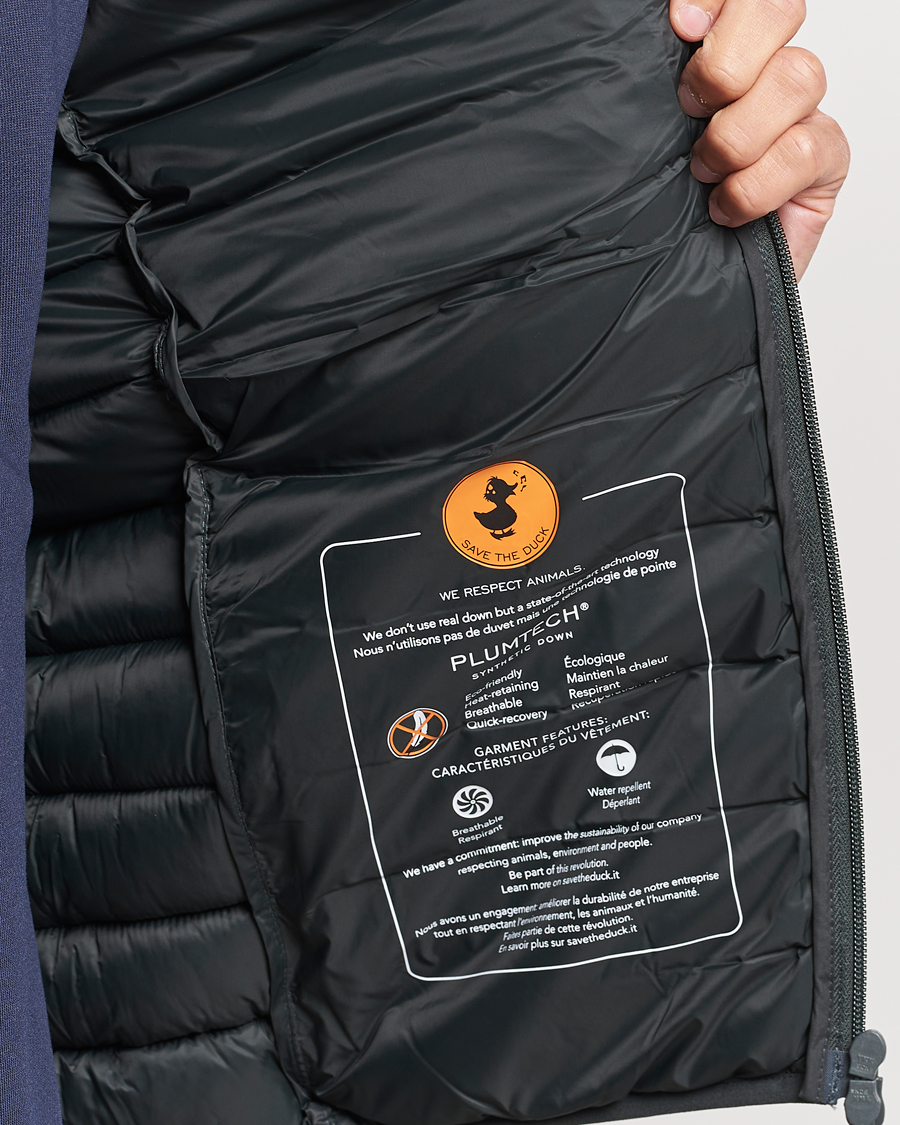 Heren | Jassen | Save The Duck | Rhus Matt Lightweight Vest Green Black