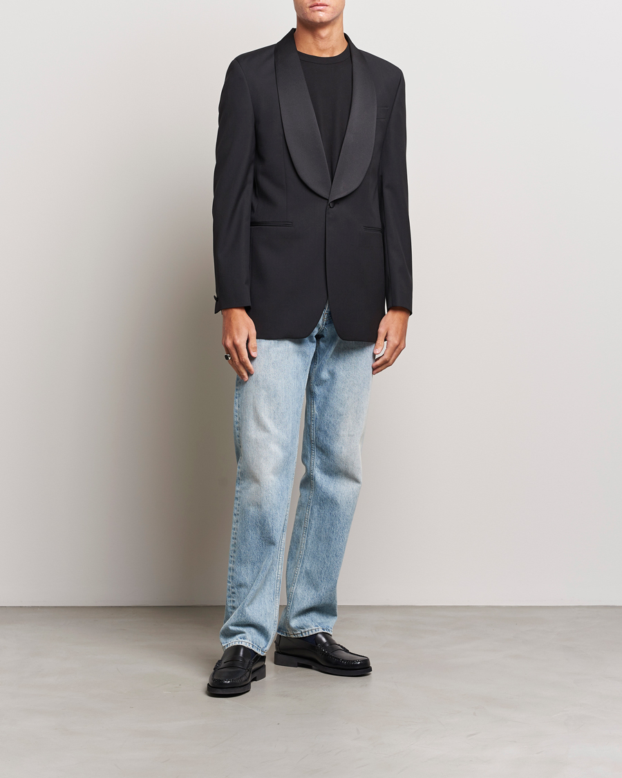 Heren | Blazers | Sunflower | Shawl Collar Tuxedo Jacket Black