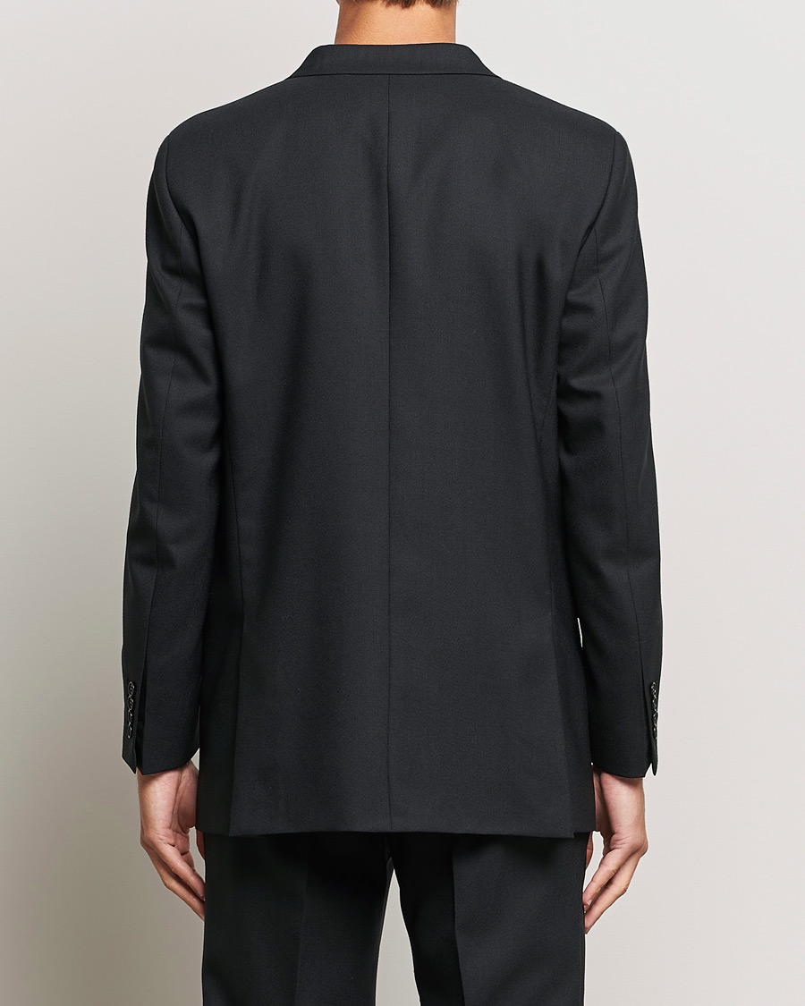 Heren | Blazers | Sunflower | Double Breasted Wool Blazer Black