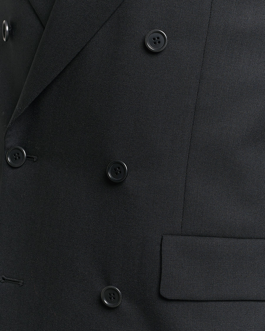 Heren | Blazers | Sunflower | Double Breasted Wool Blazer Black