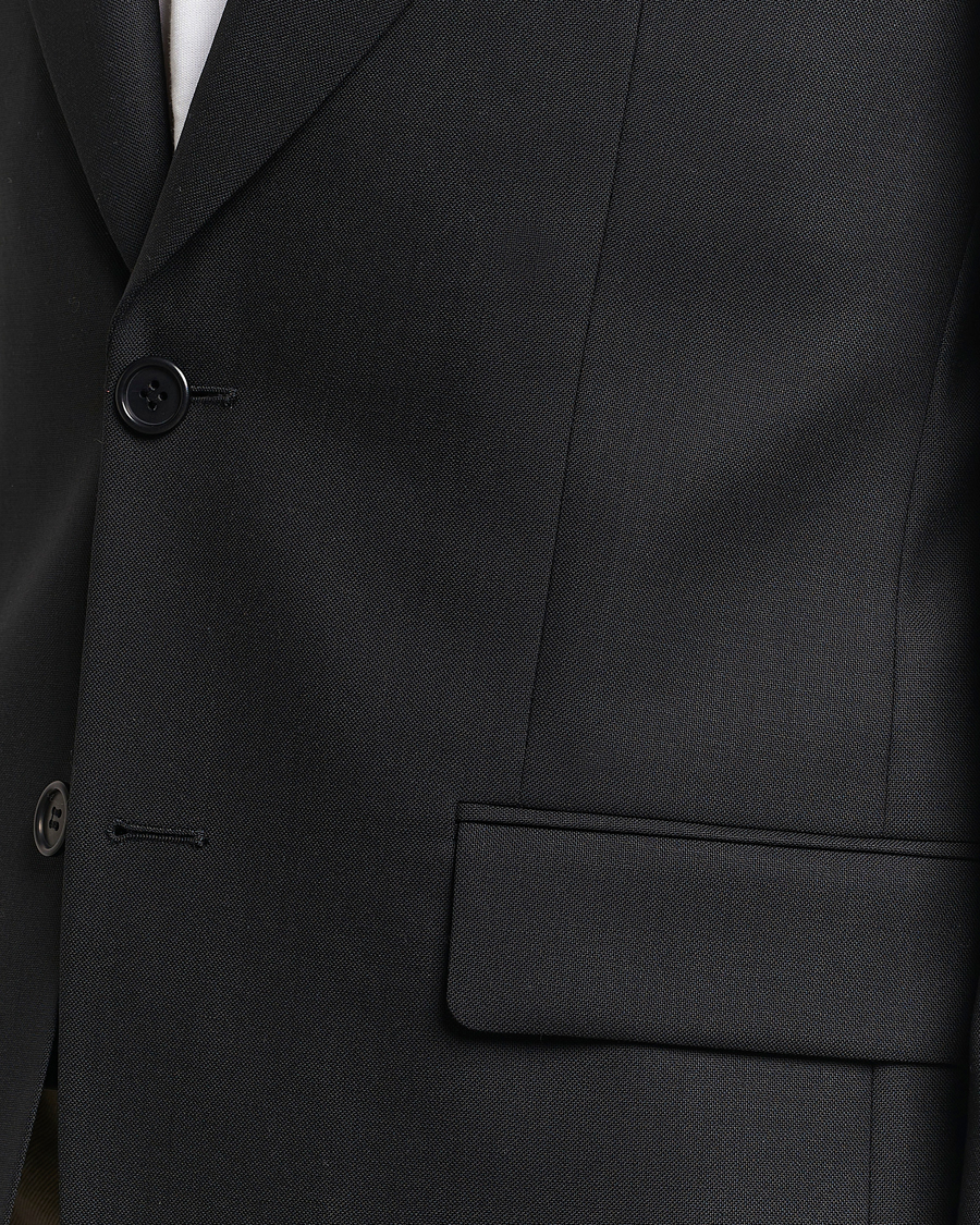Heren | Blazers | Sunflower | Single Breasted Wool Blazer Black