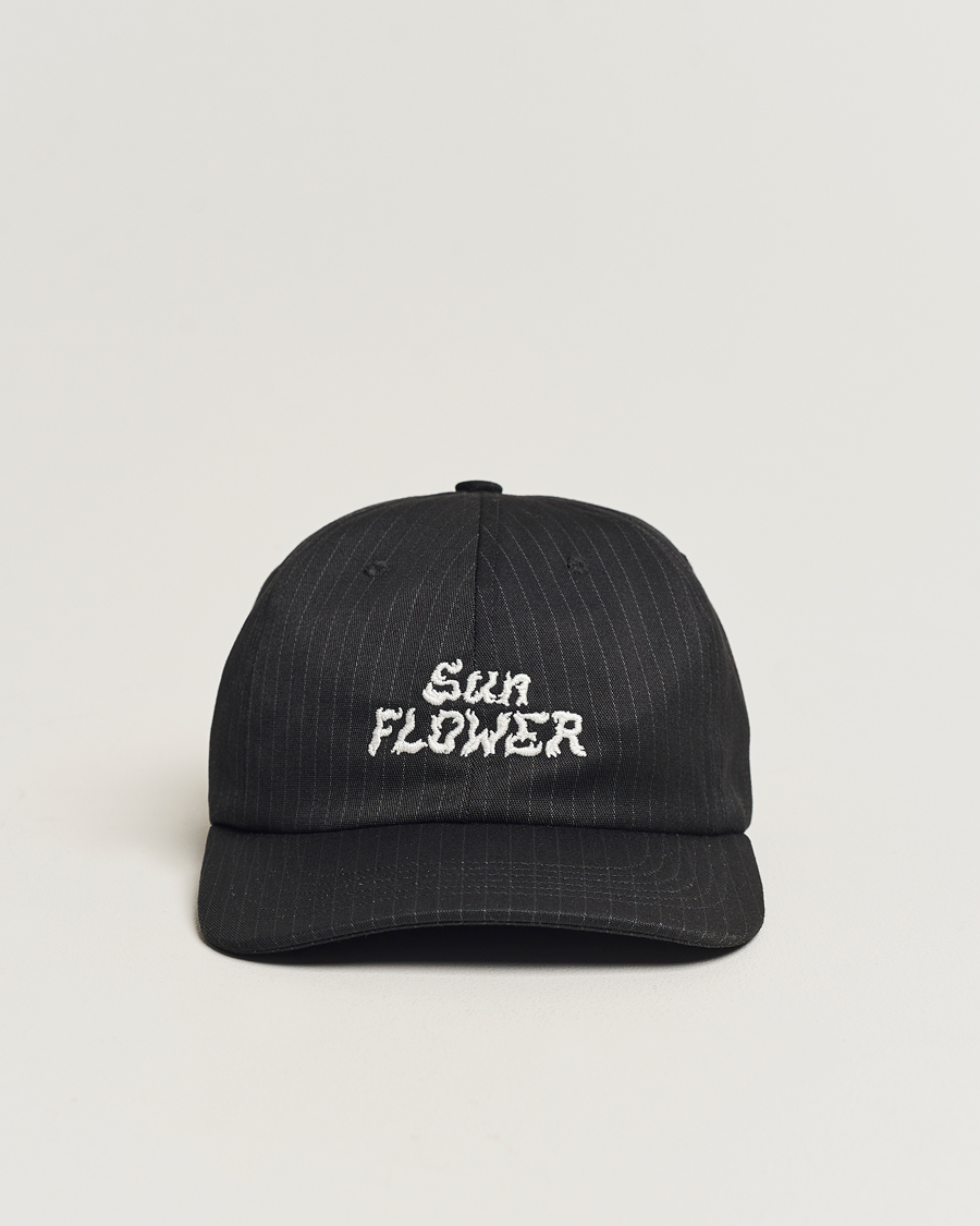 Heren | Petten | Sunflower | Pinstripe Dad Cap Black