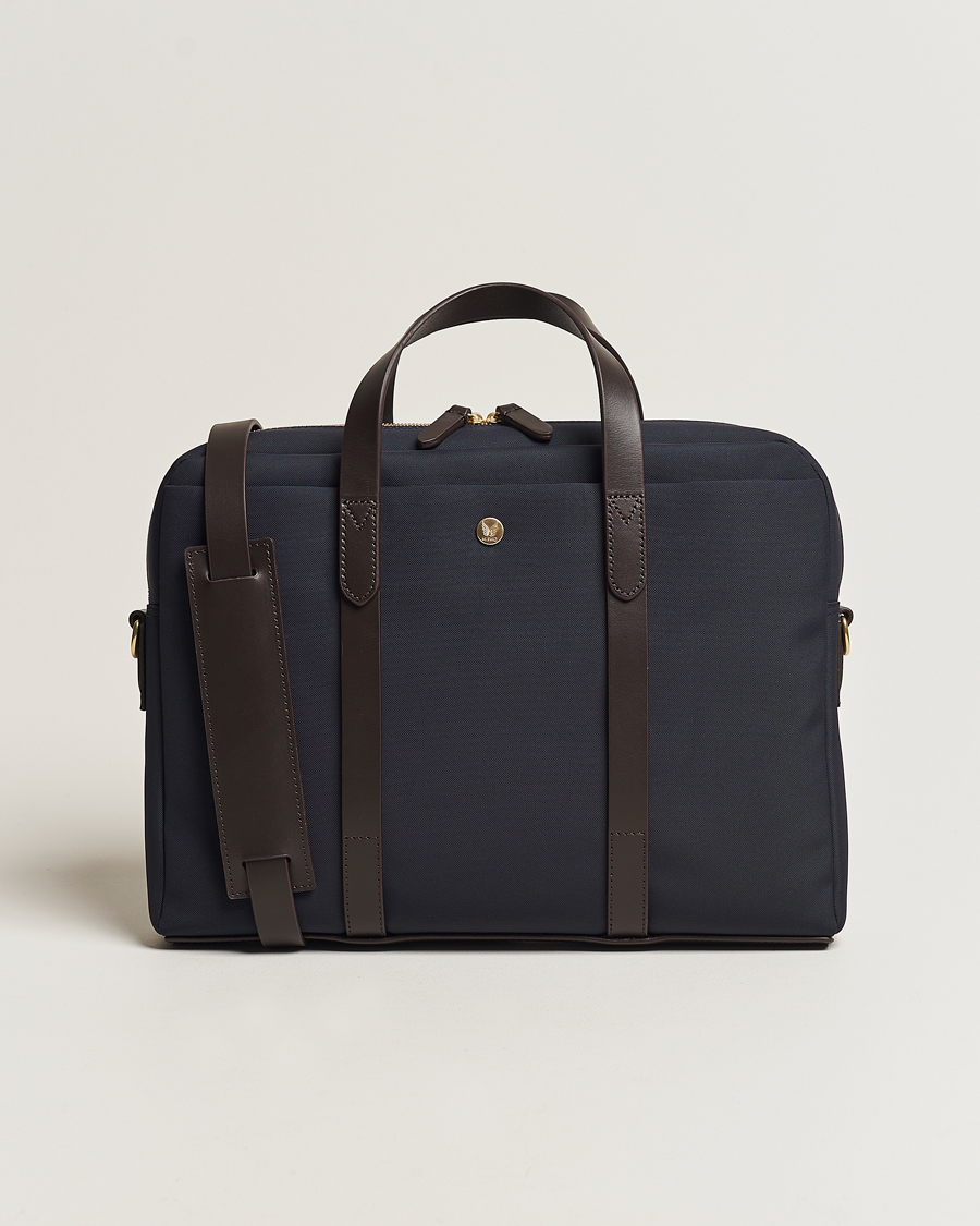 Heren | Tassen | Mismo | M/S Aspire Briefcase Navy/Dark Brown