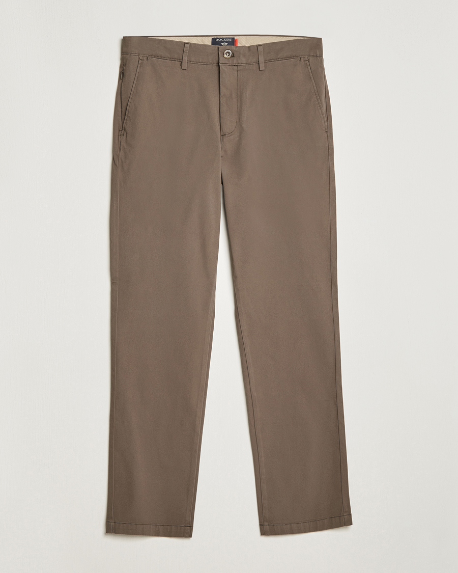 Heren | Broeken | Dockers | Cotton Slim Chino Khaki Green
