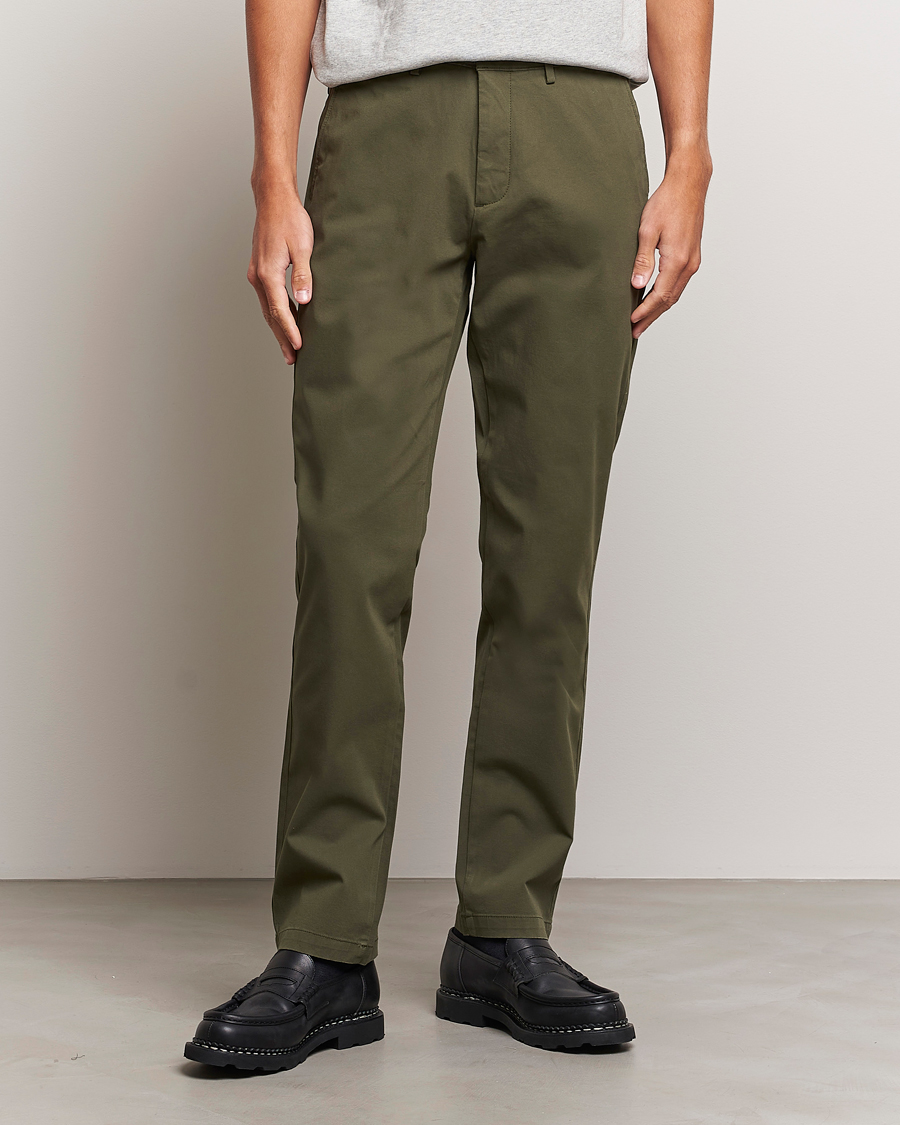 Heren | Chino's | Dockers | Cotton Slim Chino Olive