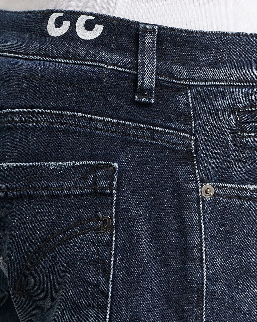 Heren | Jeans | Dondup | George Destroyed Jeans Blue Black