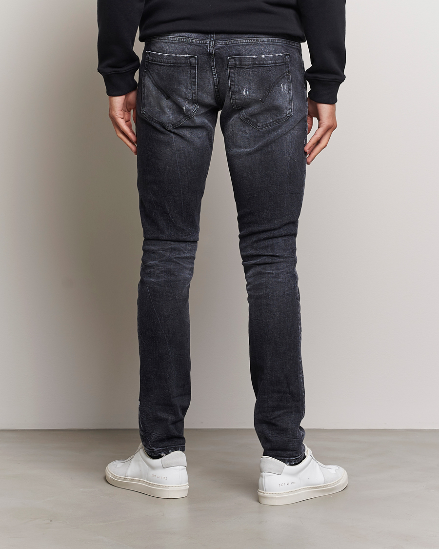Heren | Jeans | Dondup | George Destroyed Jeans Vintage Black