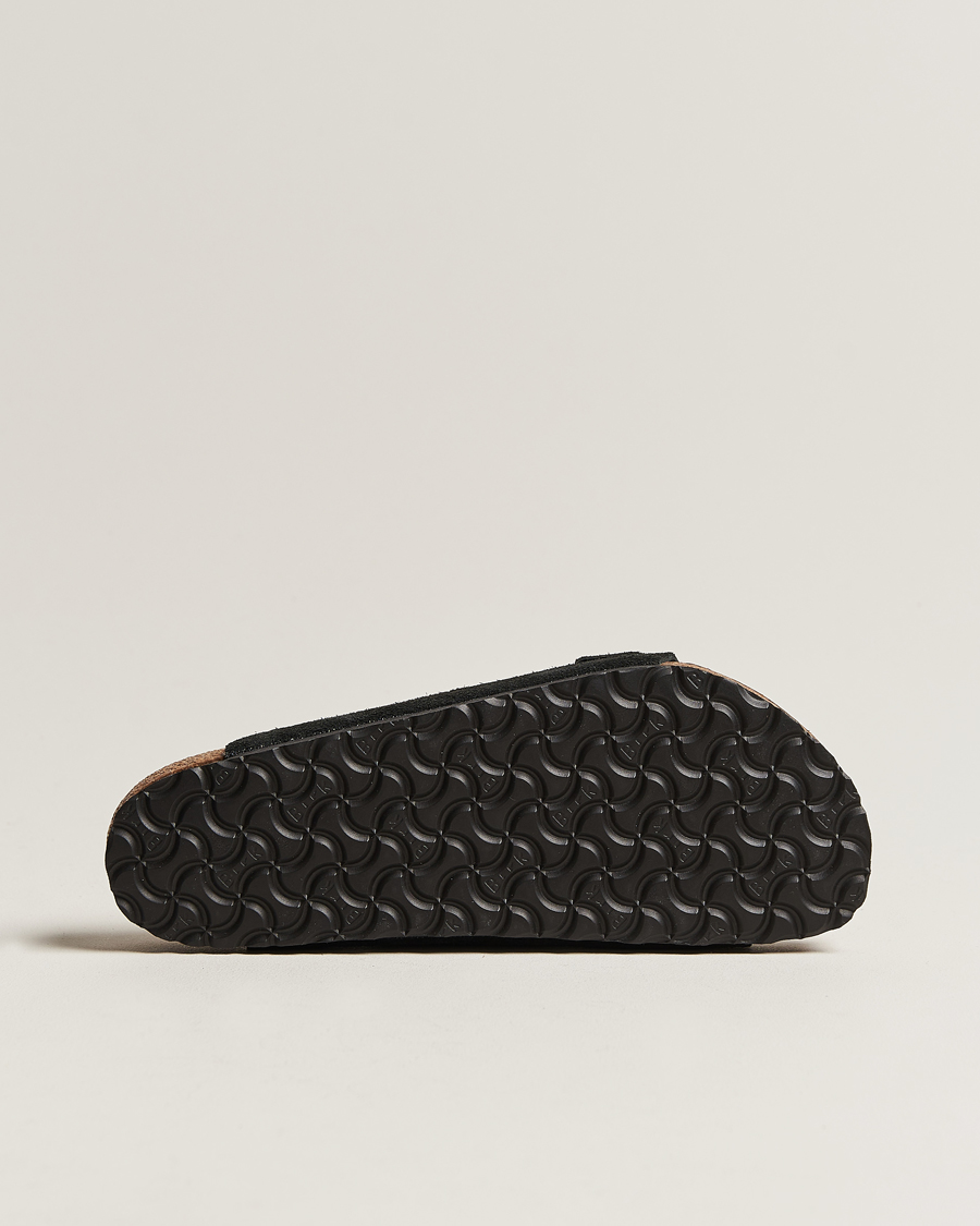 Heren | Sandalen slides | BIRKENSTOCK | Arizona Soft Footbed Black Suede