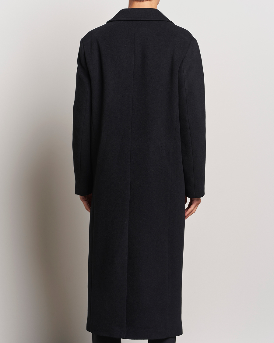 Heren | Jassen | Filippa K | Damian Double Breasted Wool Coat Black