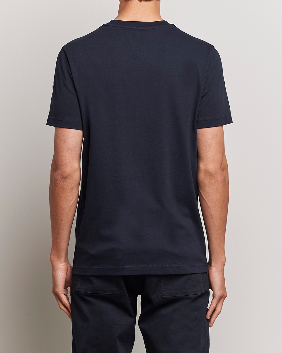 Heren | T-shirts | Moncler | Embossed Logo T-Shirt Navy