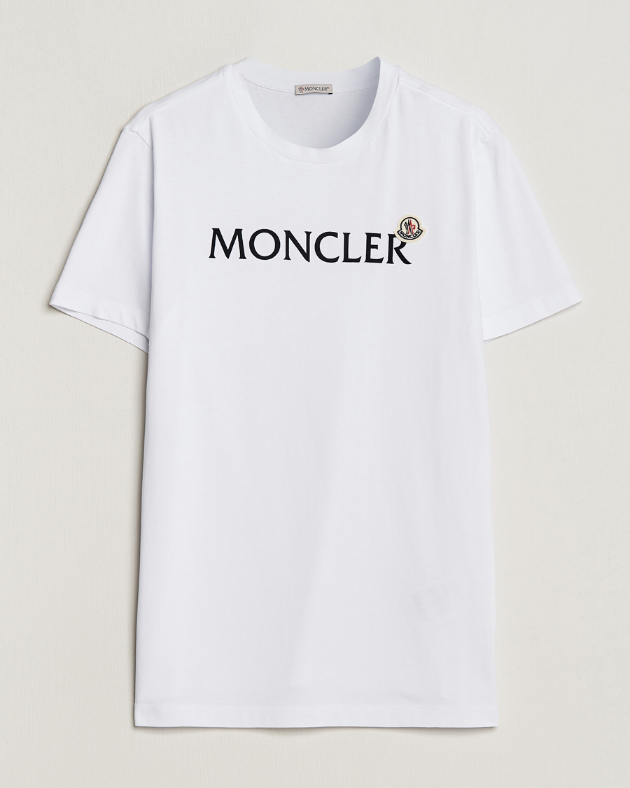 Heren | Moncler | Moncler | Lettering Logo T-Shirt White