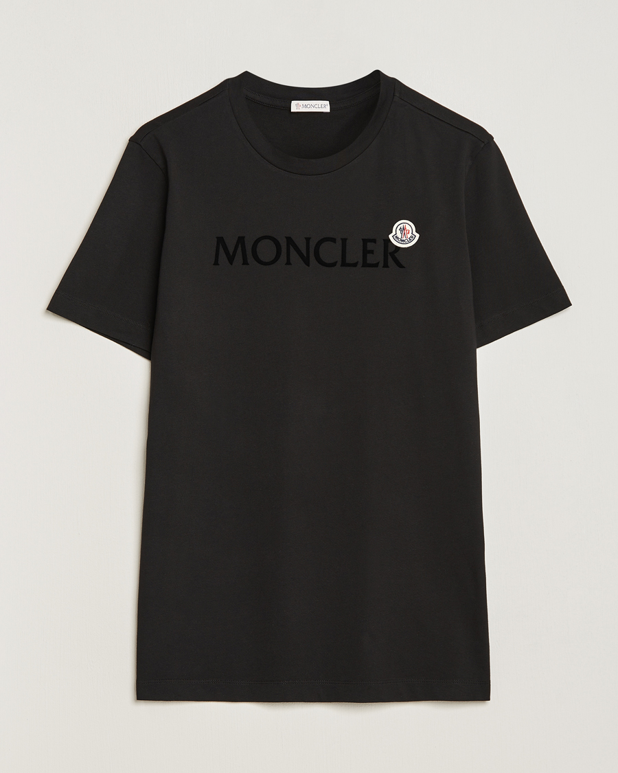 Heren | T-shirts | Moncler | Lettering Logo T-Shirt Black