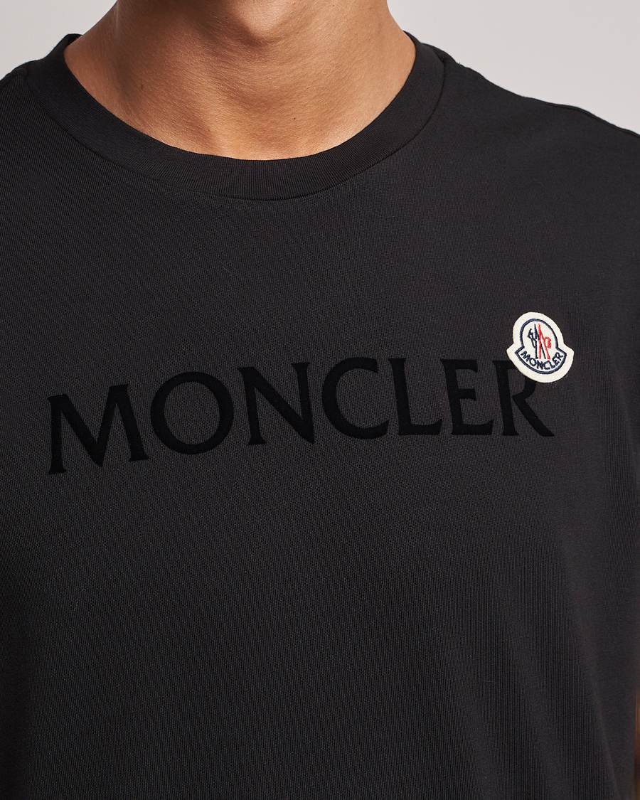 Heren | T-shirts | Moncler | Lettering Logo T-Shirt Black