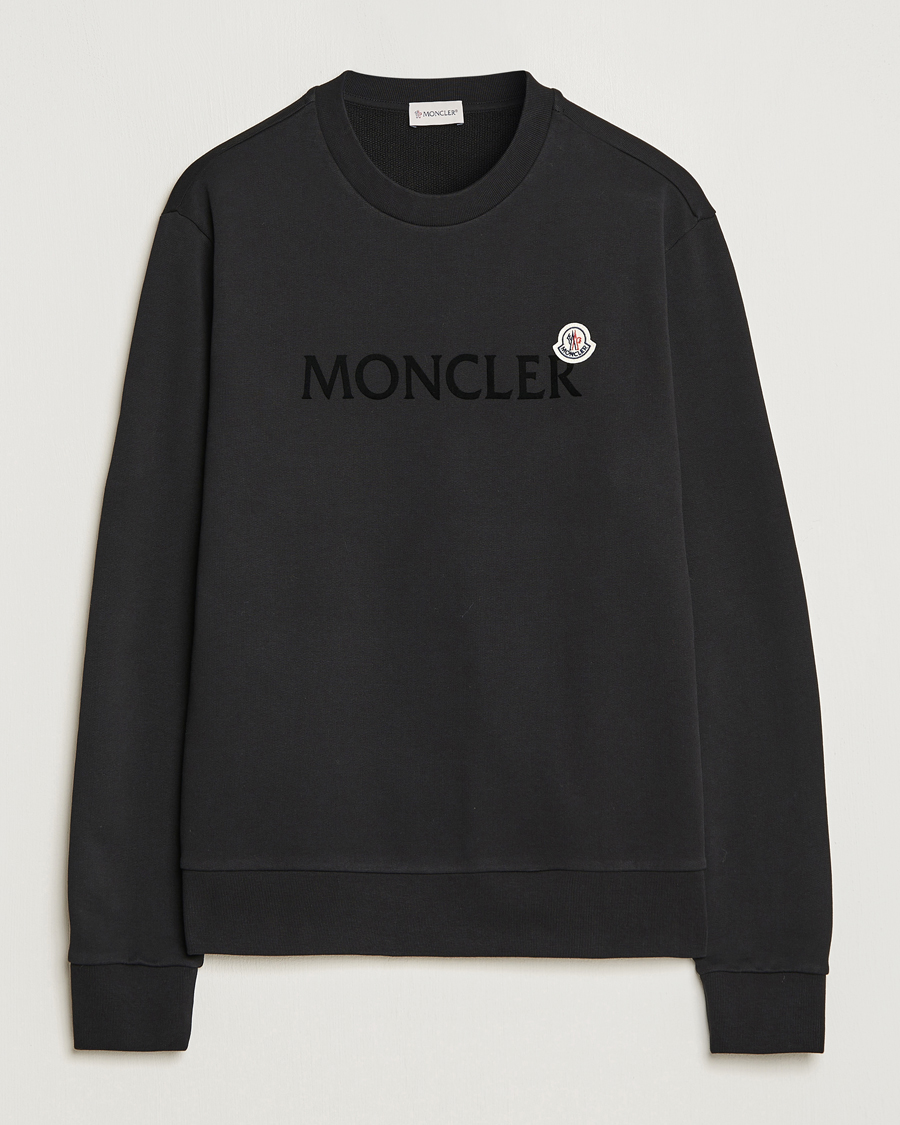 Heren | Moncler | Moncler | Lettering Logo Sweatshirt Black