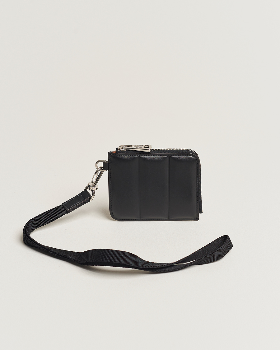 Heren | Moncler Strap Leather Wallet Black | Moncler | Strap Leather Wallet Black