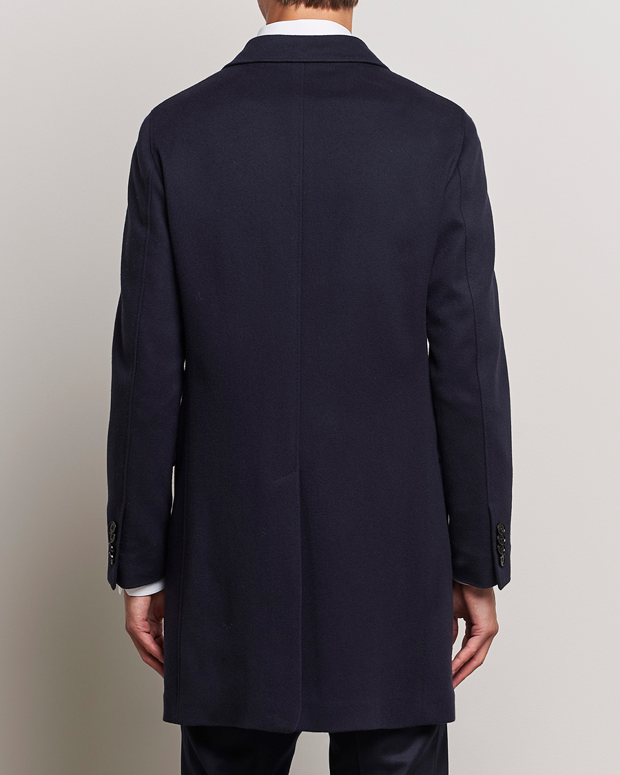 Heren | Jassen | Zegna | Wool/Cashmere Double Breasted Coat Navy