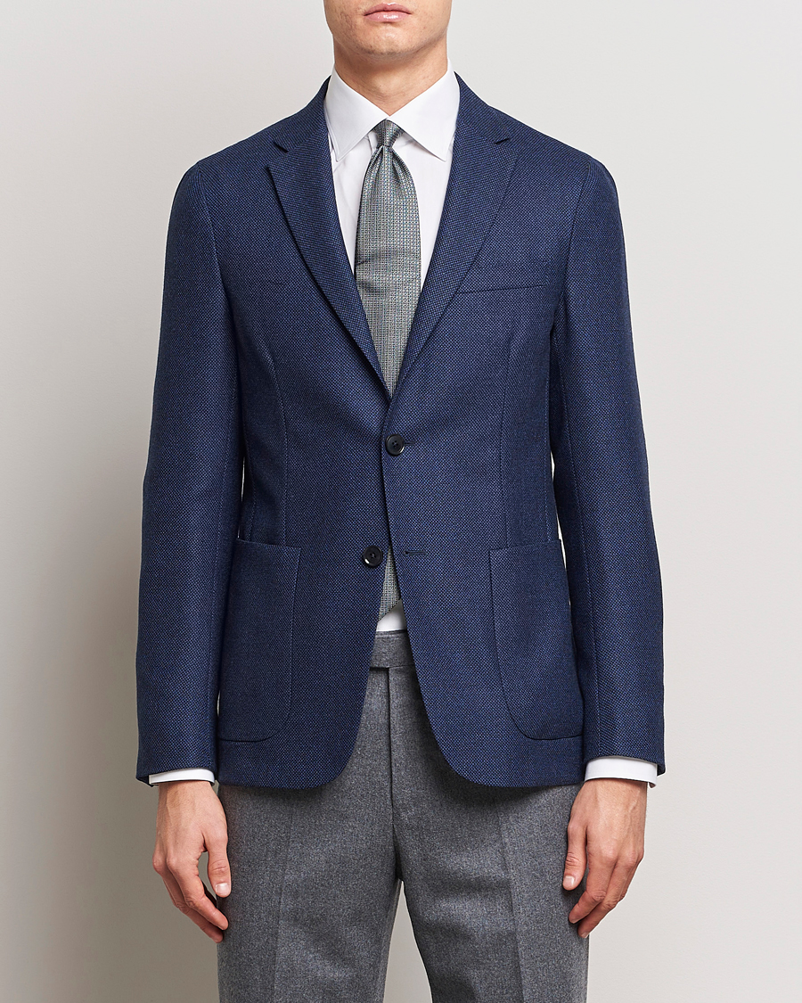 Heren | Blazers | Zegna | Unconstructed Wool Blazer Navy