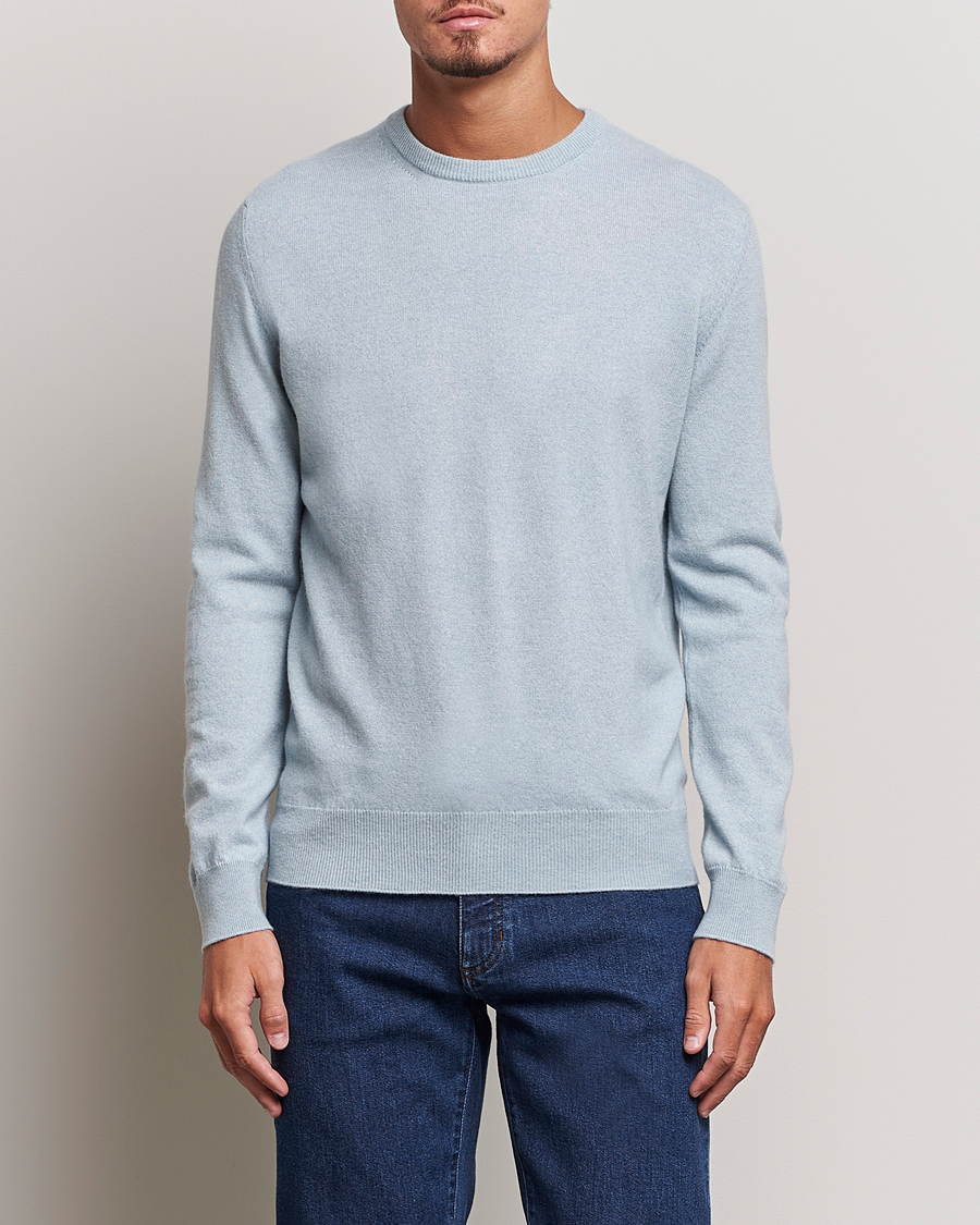 Heren | Truien | Zegna | Oasi Cashmere Crew Neck Light Blue