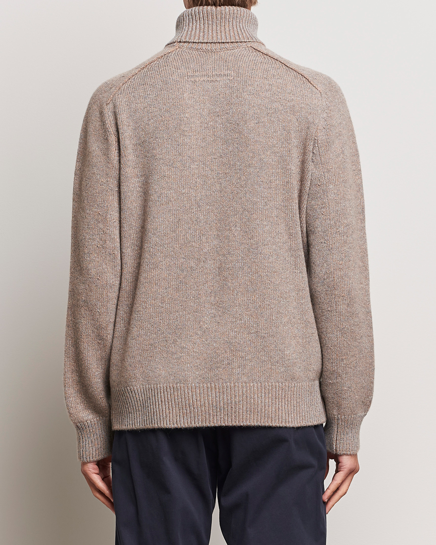 Heren | Truien | Zegna | 5 Gauge Cashmere Rollneck Beige Melange