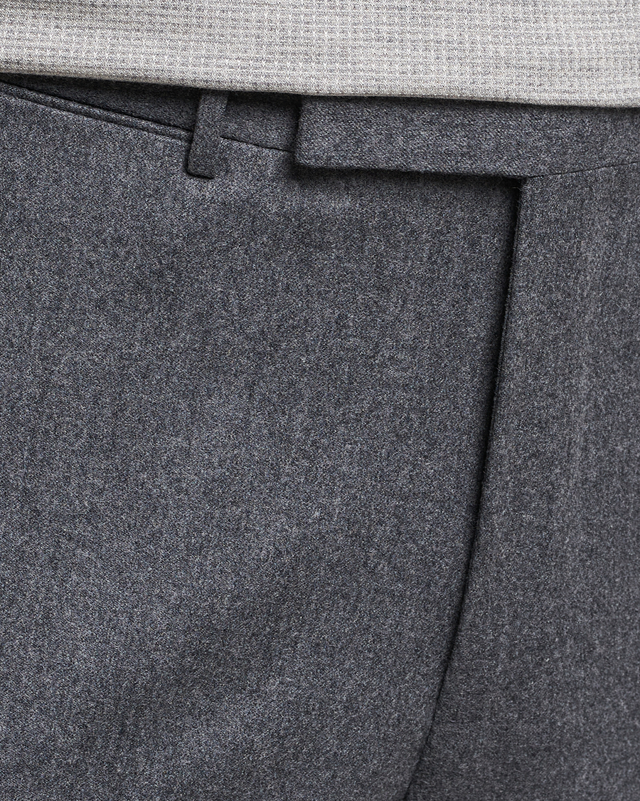 Heren | Broeken | Zegna | Carded Flannel Trousers Grey Melange