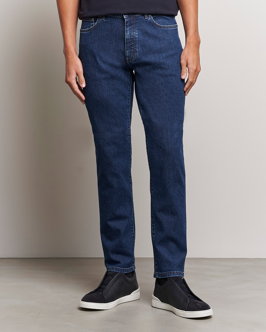Heren | Jeans | Zegna | 5-Pocket Denim Pants Stone Wash