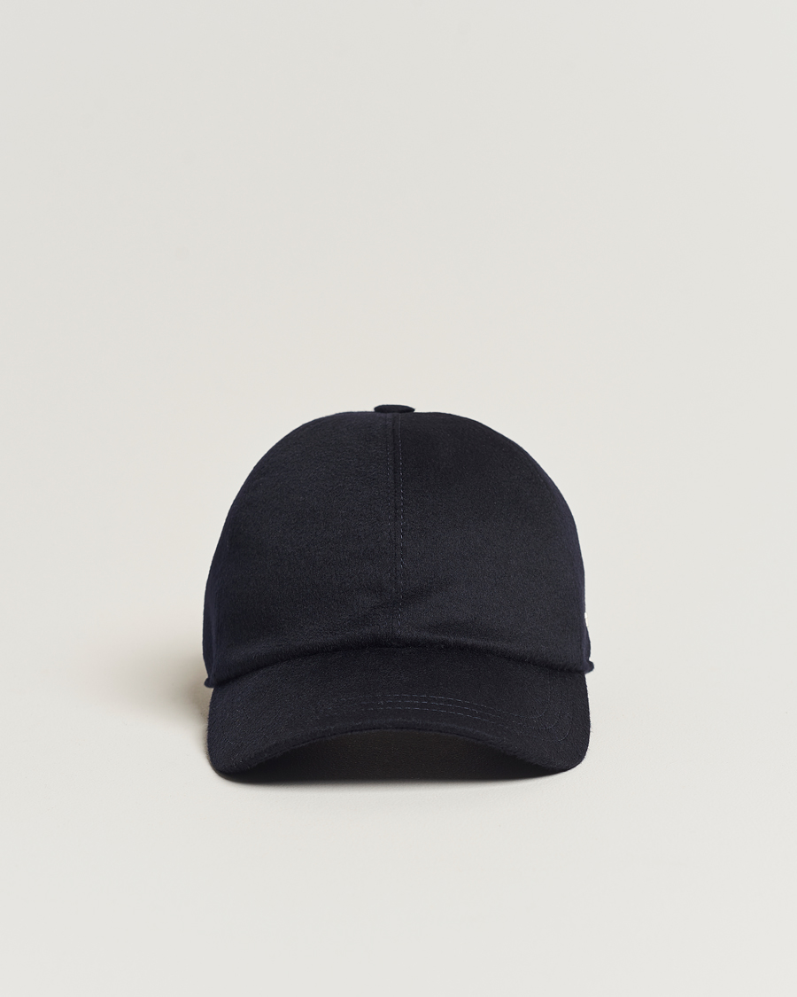 Heren | Zegna Cashmere Baseball Cap Navy | Zegna | Cashmere Baseball Cap Navy