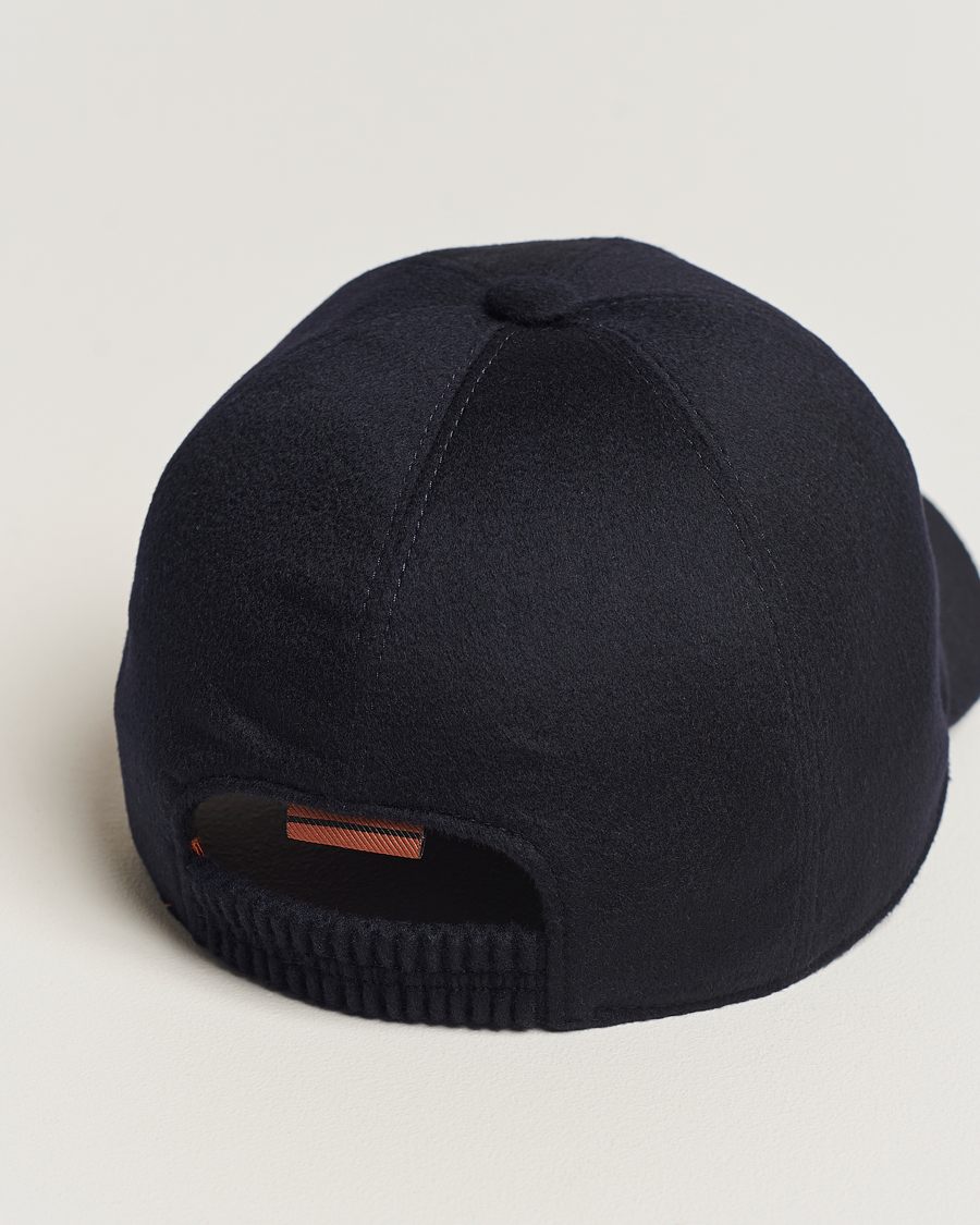Heren | Zegna Cashmere Baseball Cap Navy | Zegna | Cashmere Baseball Cap Navy