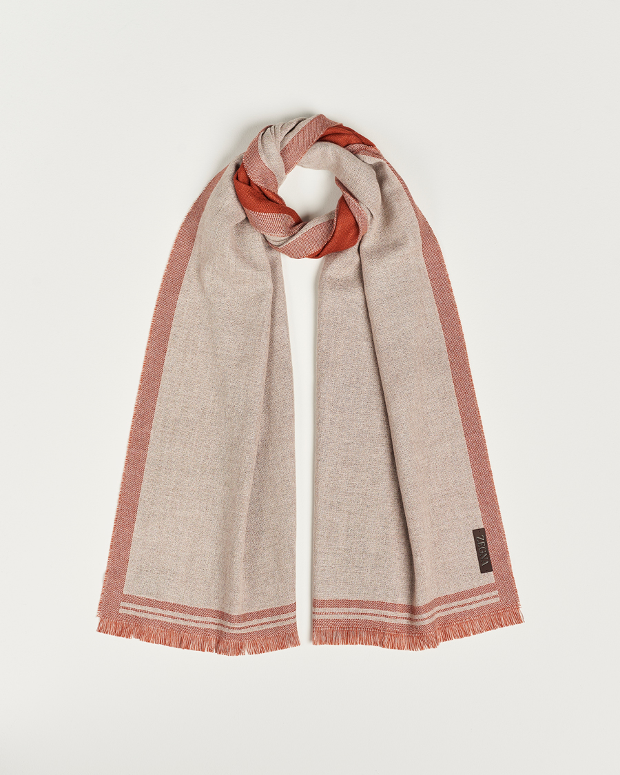 Heren | Zegna Wool/Cashmere Scarf Beige | Zegna | Wool/Cashmere Scarf Beige