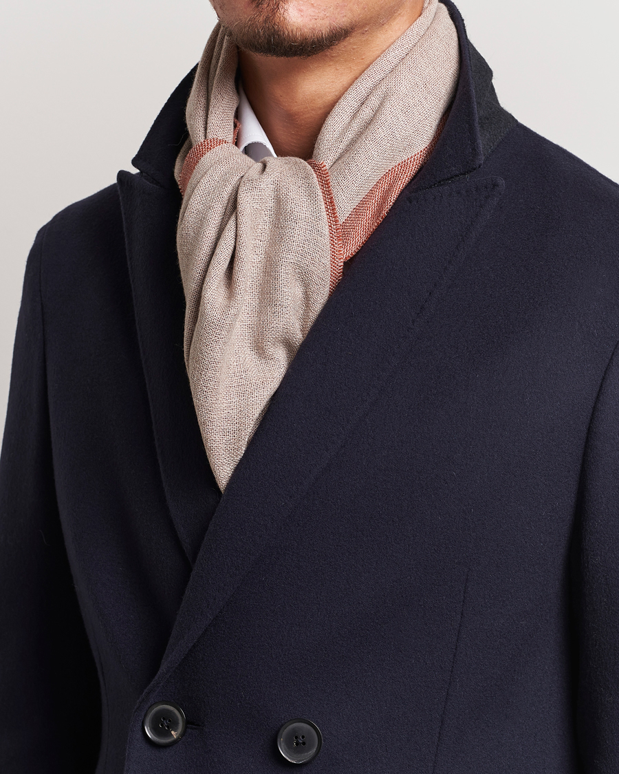 Heren | Zegna | Zegna | Wool/Cashmere Scarf Beige