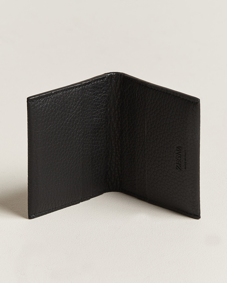Heren | Zegna Grain Leather Wallet Black | Zegna | Grain Leather Wallet Black
