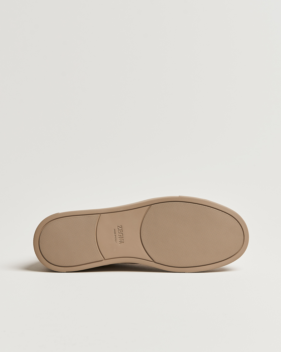 Heren | Zegna Triple Stitch Sneakers Full Beige Suede | Zegna | Triple Stitch Sneakers Full Beige Suede