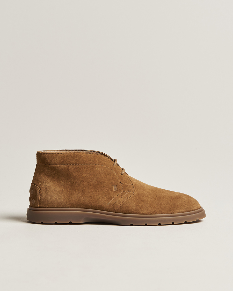 Heren | Tod's Polacchino Chukka Boots Brown Suede | Tod's | Polacchino Chukka Boots Brown Suede