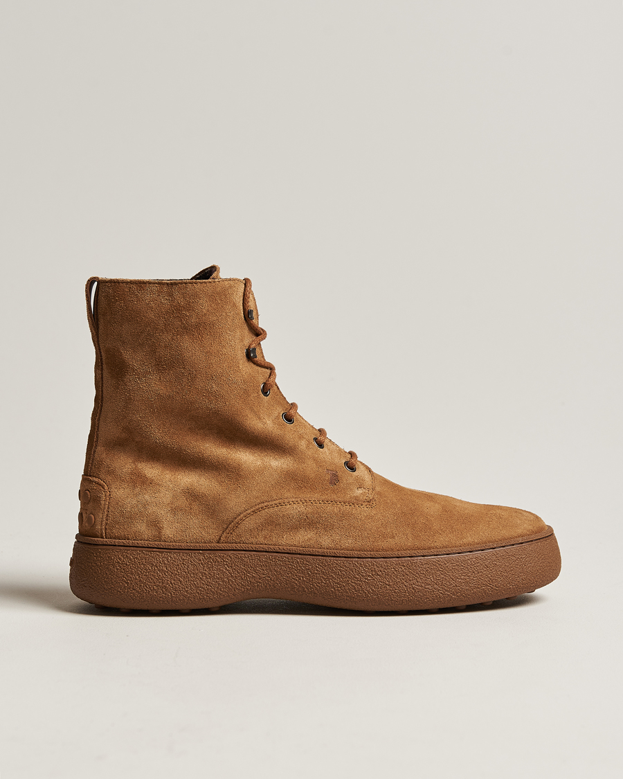 Heren | Handgemaakte schoenen | Tod's | Gommino Winter Boots Brown Suede