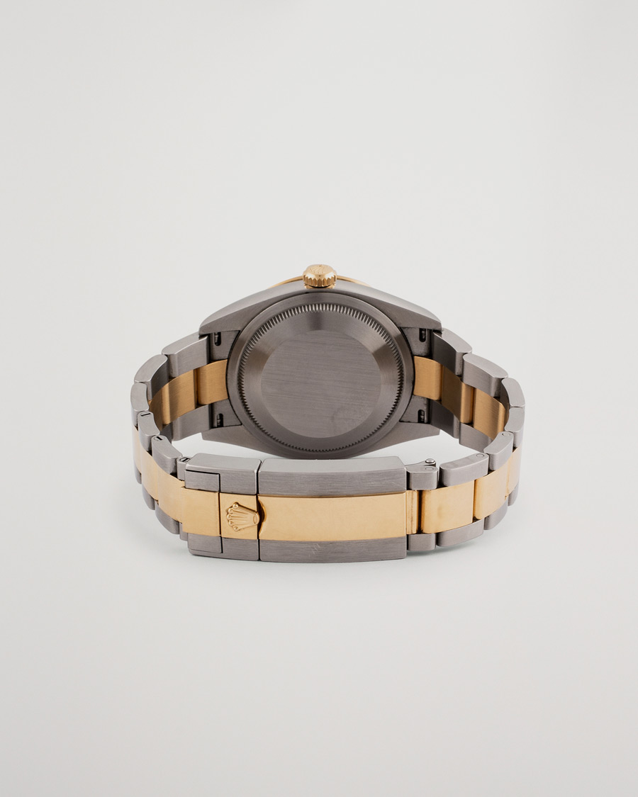  | Pre-Owned & Vintage Watches | Rolex Pre-Owned | Explorer Two Tone 124273 Steel Gold Black