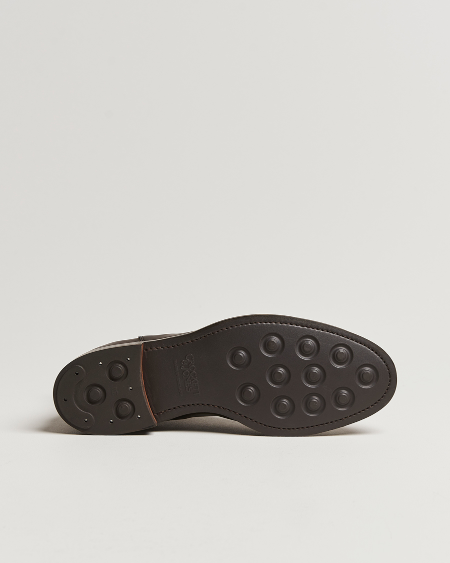 Heren | Laarzen | Crockett & Jones | Chelsea 5 Dk Brown Wax Calf