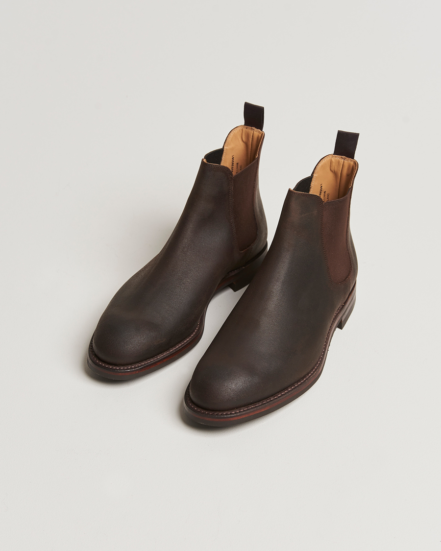 Heren |  | Crockett & Jones | Chelsea 5 Dk Brown Rough-Out Suede