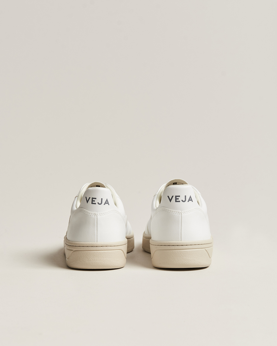 Heren | Veja V-10 Vegan Leather Sneaker Full White 40 | Veja | V-10 Vegan Leather Sneaker Full White 40