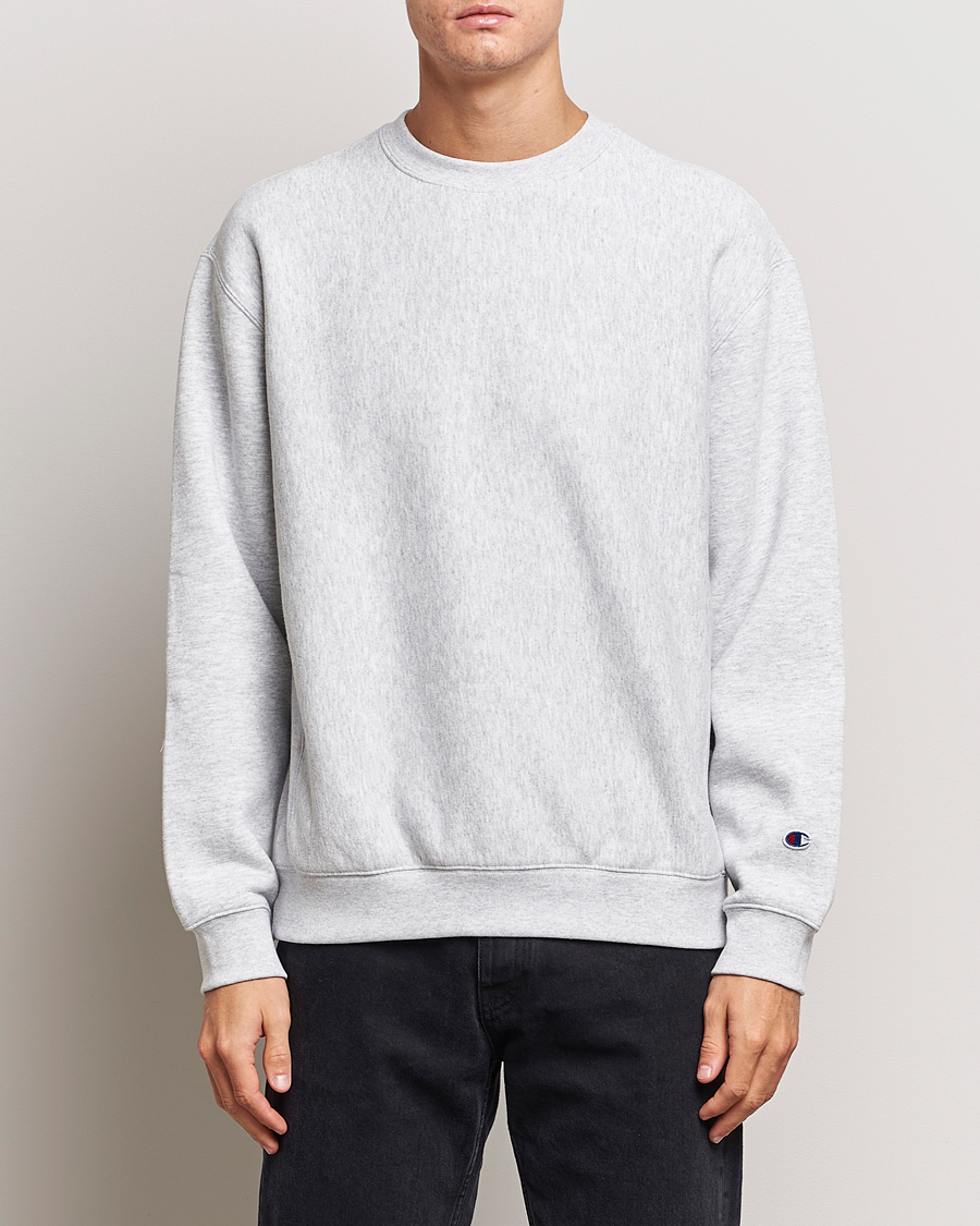 Heren | Champion | Champion | Reverse Weave Soft Fleece Sweatshirt Grey Melange