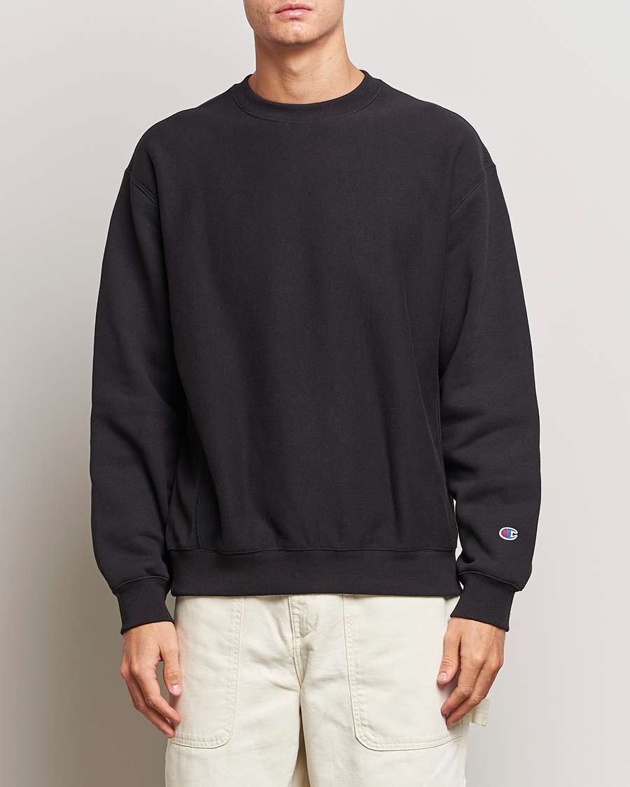 Heren | Sweatshirts | Champion | Reverse Weave Soft Fleece Sweatshirt Black Beauty