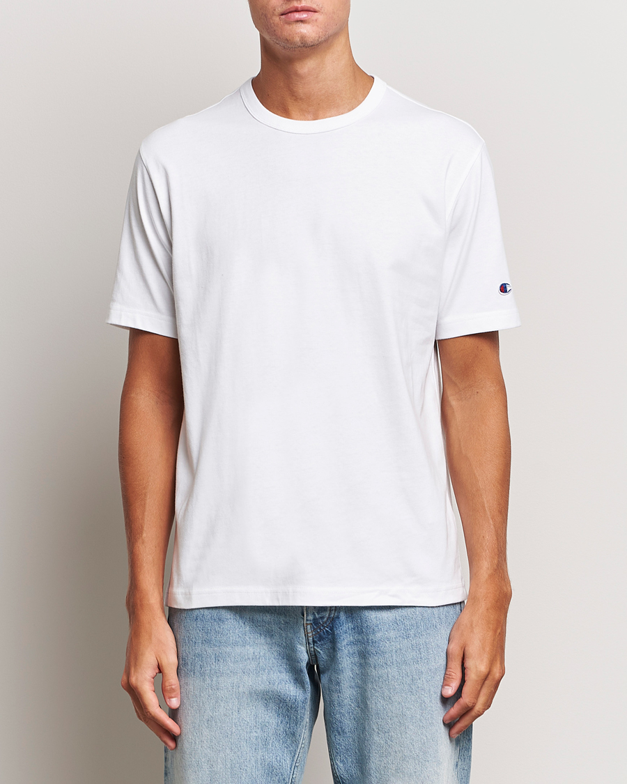 Heren | T-shirts met korte mouwen | Champion | Jersey Crew Neck T-shirt White