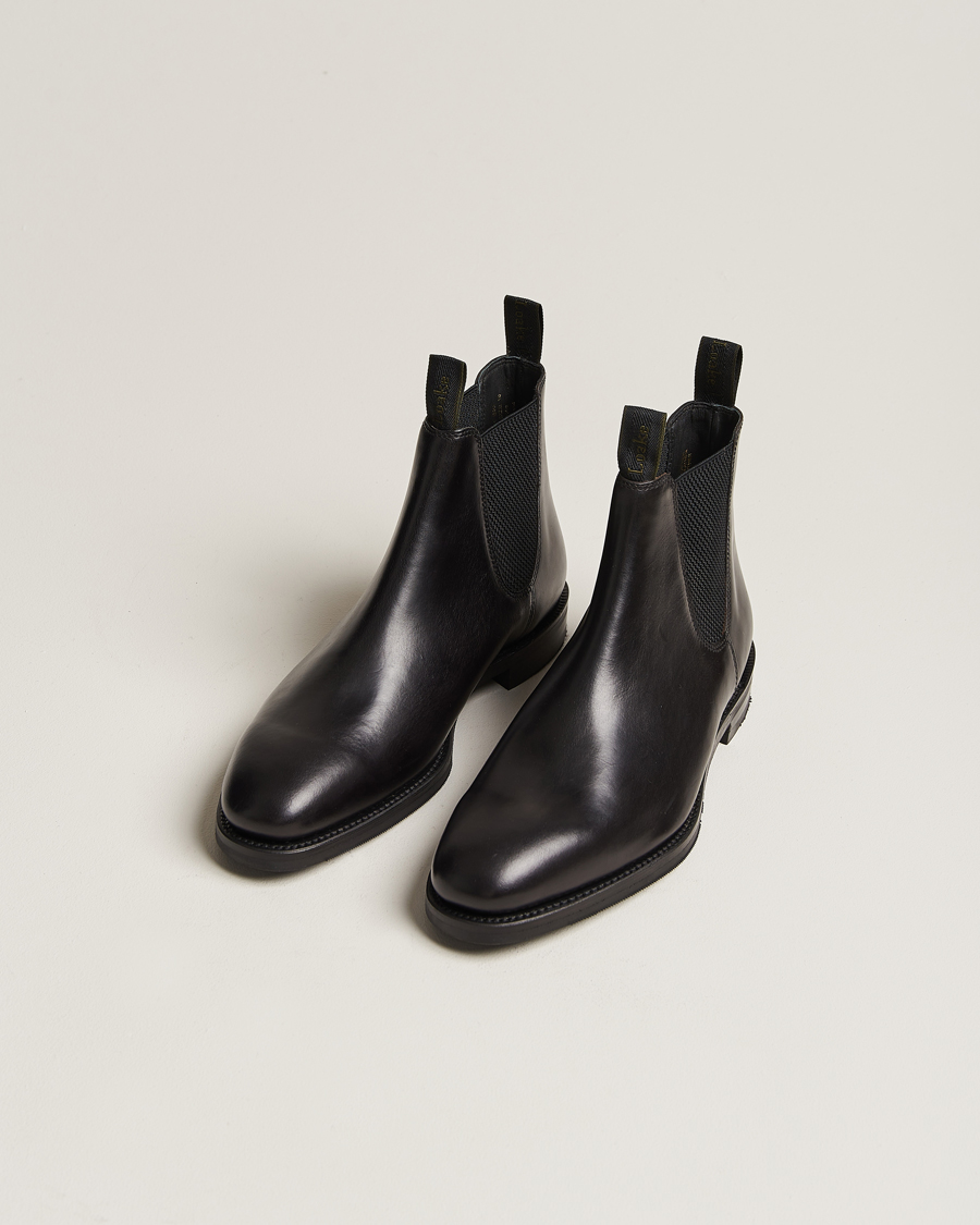 Heren | Winterschoenen | Loake 1880 | Emsworth Chelsea Boot Black Leather