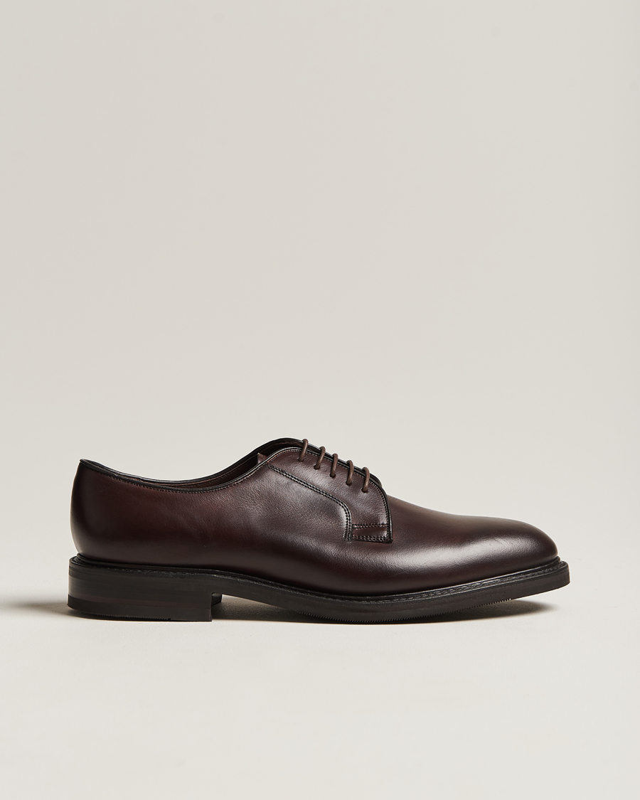 Heren | Derby schoenen | Loake 1880 | Leyburn Derby Dark Brown Oiled