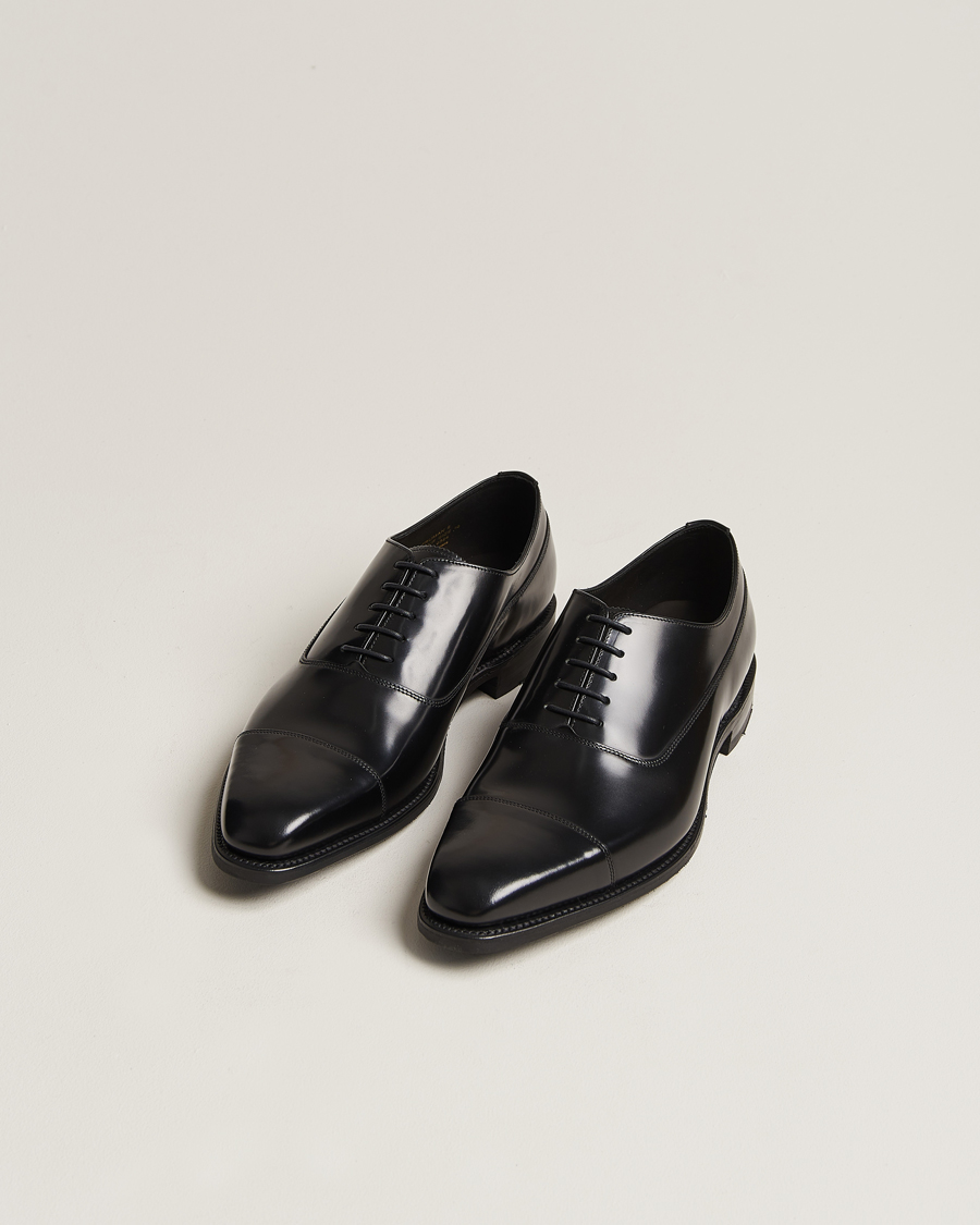 Heren | Oxfords | Loake Shoemakers | Truman Polished Oxford Toe Cap Black